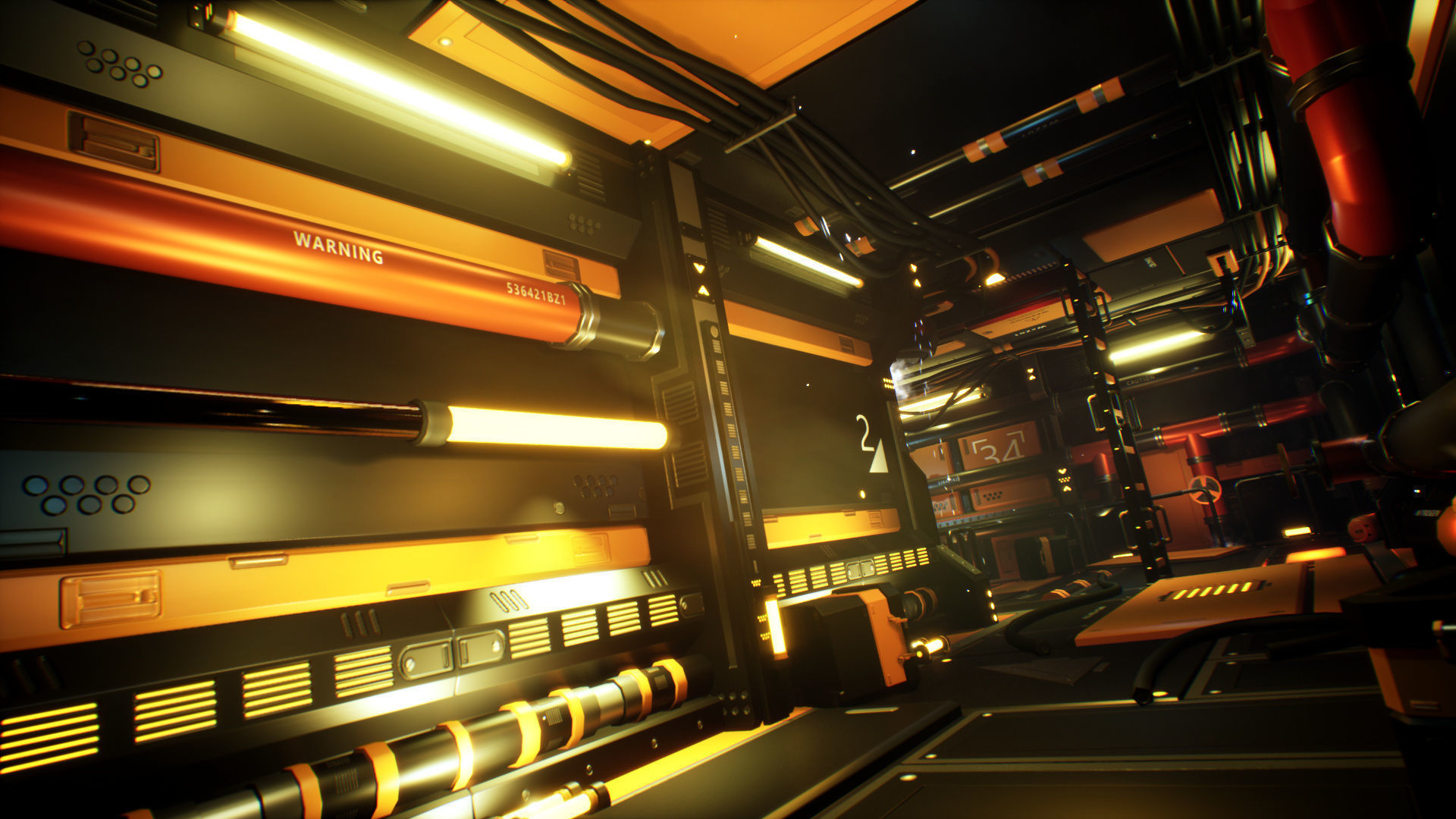 STYLIZED - Sci-Fi Corridor Packs Low-poly 3D model_38