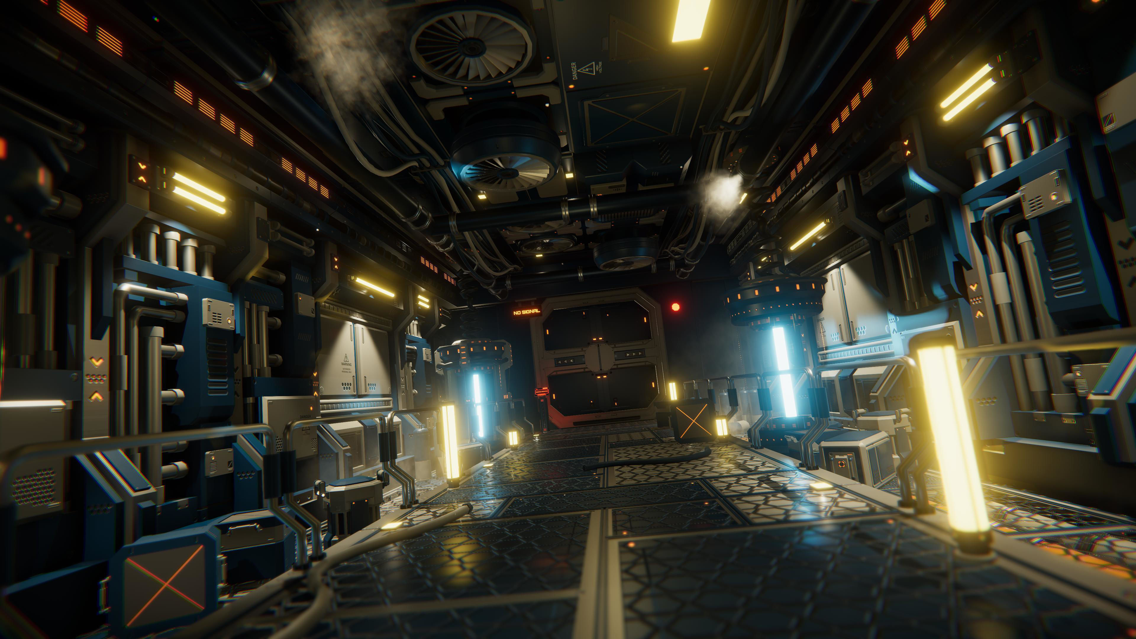 STYLIZED - Sci-Fi Corridor Packs Low-poly 3D model_26