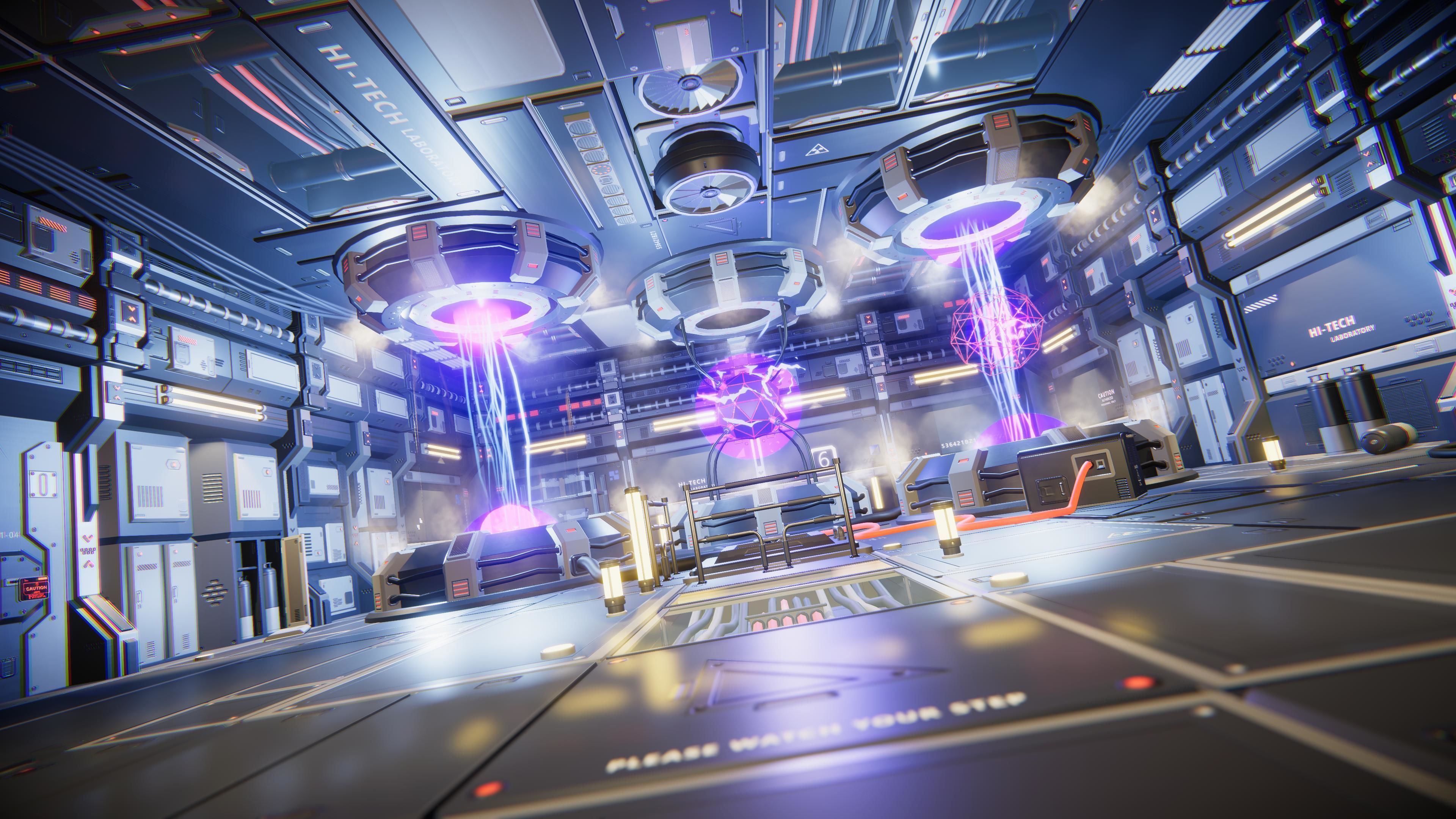 STYLIZED - Sci-Fi Corridor Packs Low-poly 3D model_13