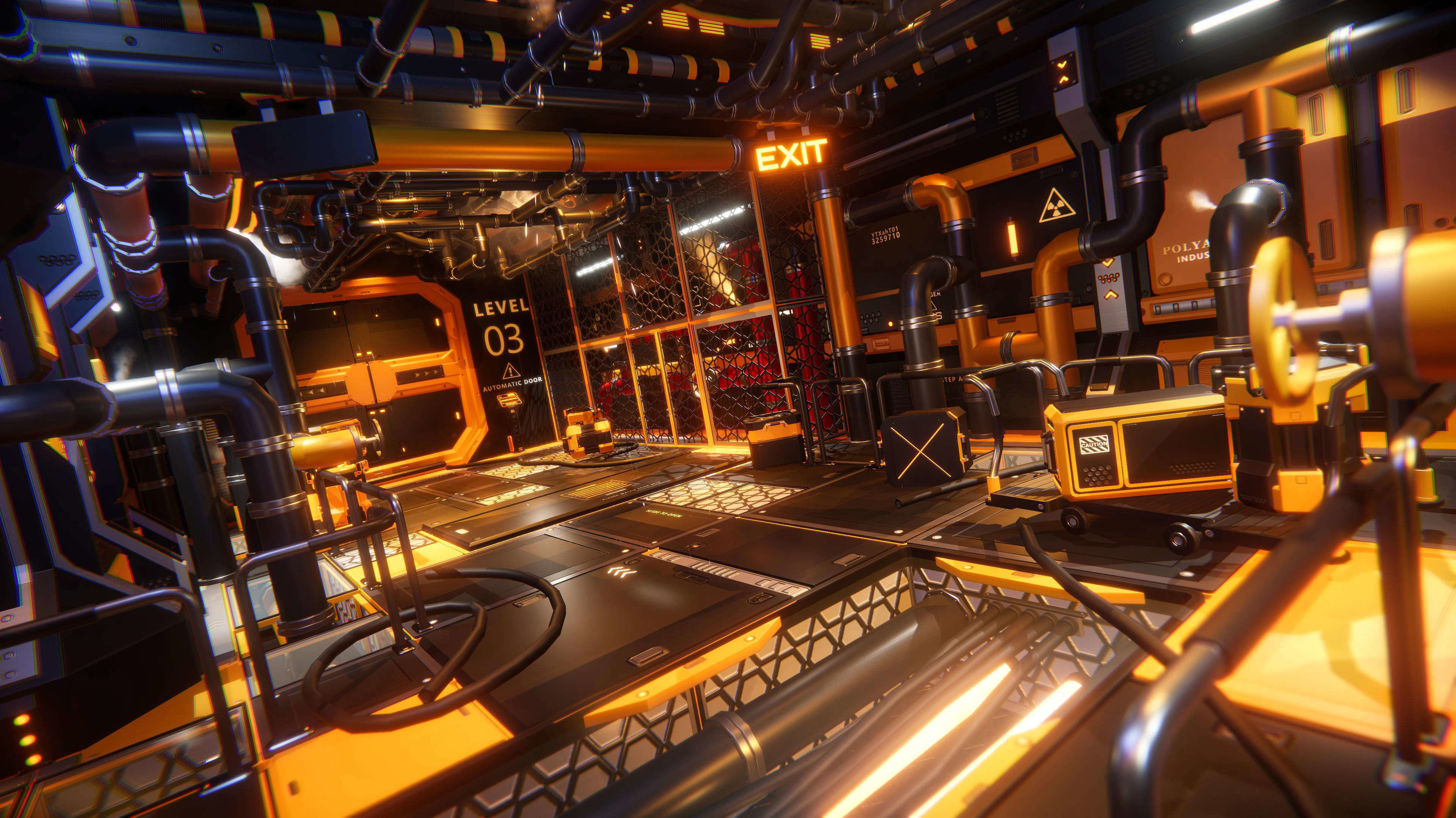 STYLIZED - Sci-Fi Corridor Packs Low-poly 3D model_24