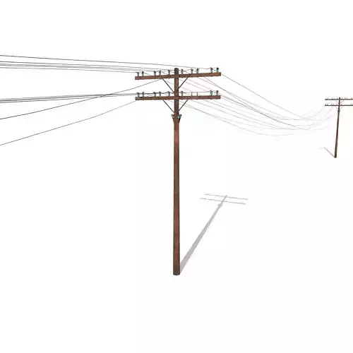 Electricity Pole 33 Weathered