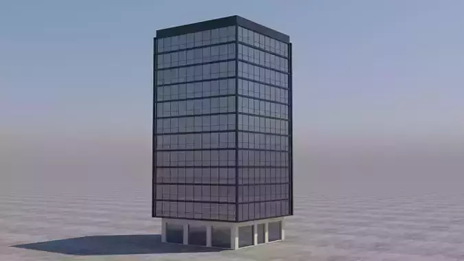 Modern Building Exterior Skyscraper 4