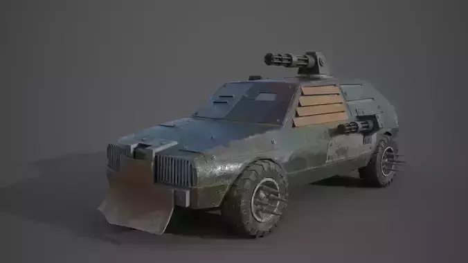 Post Apocalyptic Monster VW Golf
