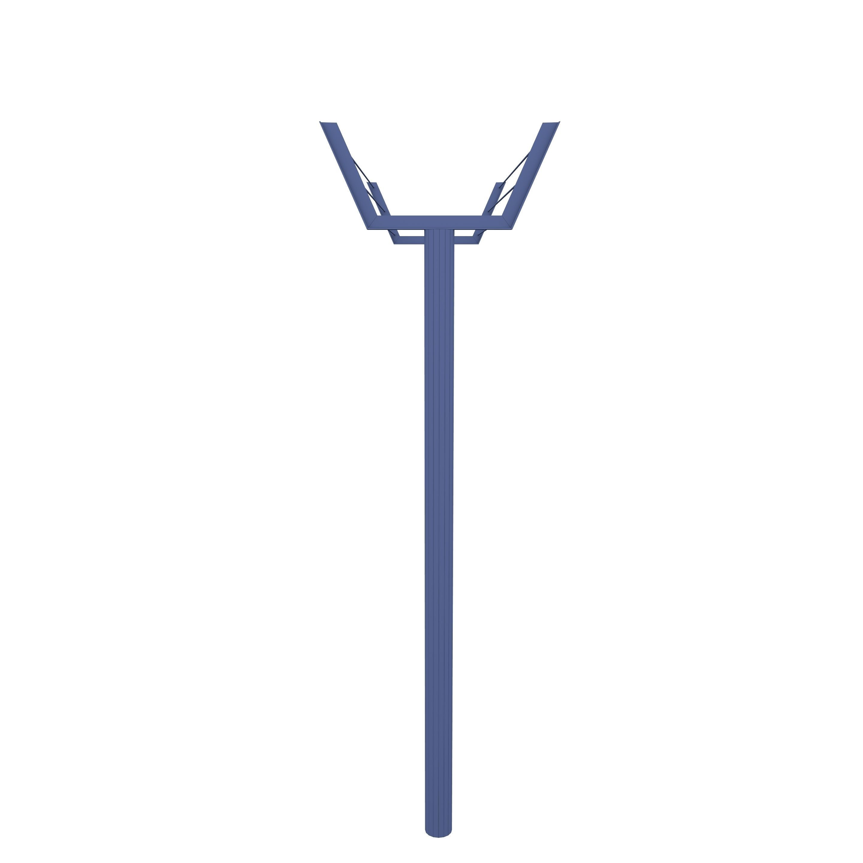 Low Poly Modular Fence 3 Low-poly 3D model_6