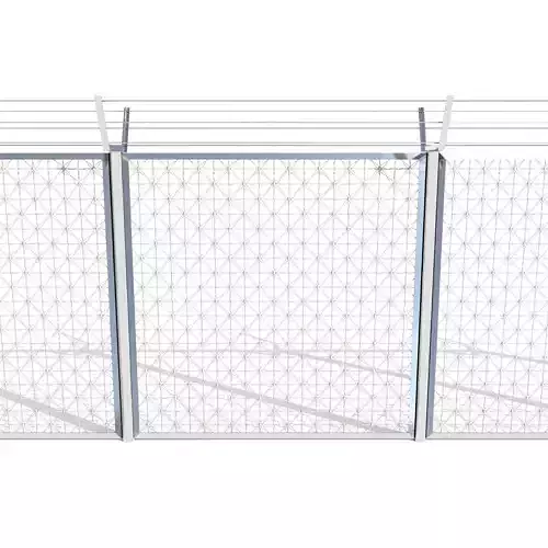Low Poly Modular Fence 3