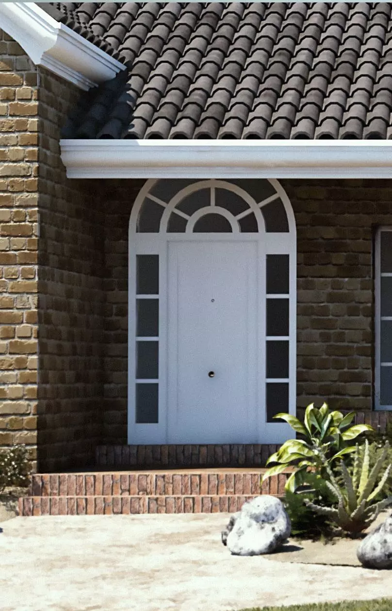 Entrance Door Free 3D model_0