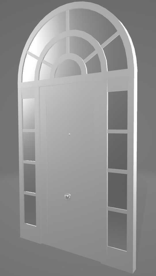 Entrance Door Free 3D model_1