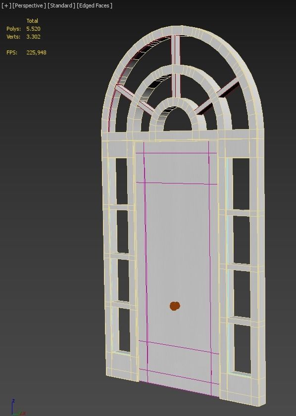 Entrance Door Free 3D model_3