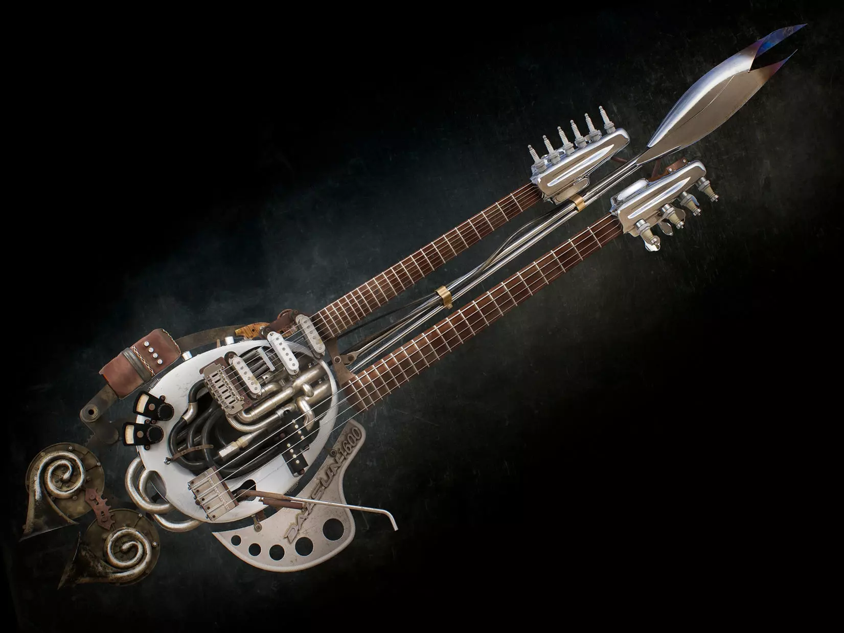 The Doof Warrior Guitar 3D model
