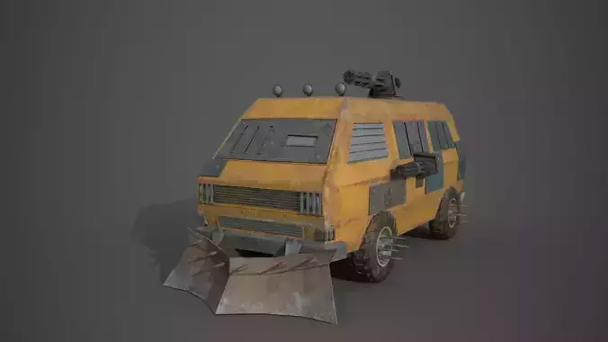 Post Apocalyptic Monster VW Bus 