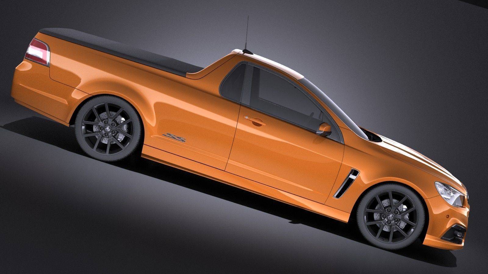 Holden VF Commodore UTE SSV 2016 VRAY 3D model_6