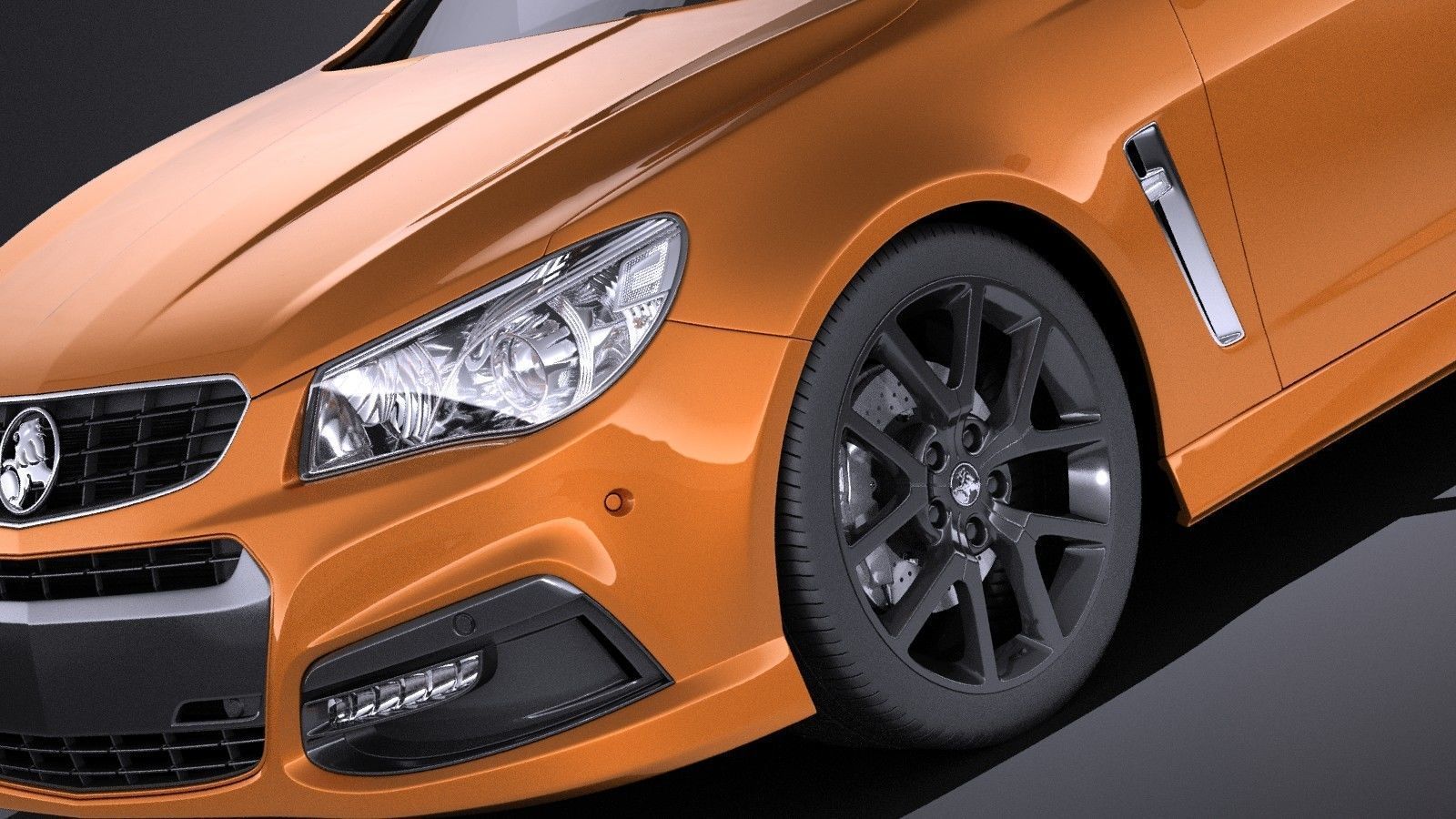 Holden VF Commodore UTE SSV 2016 VRAY 3D model_2