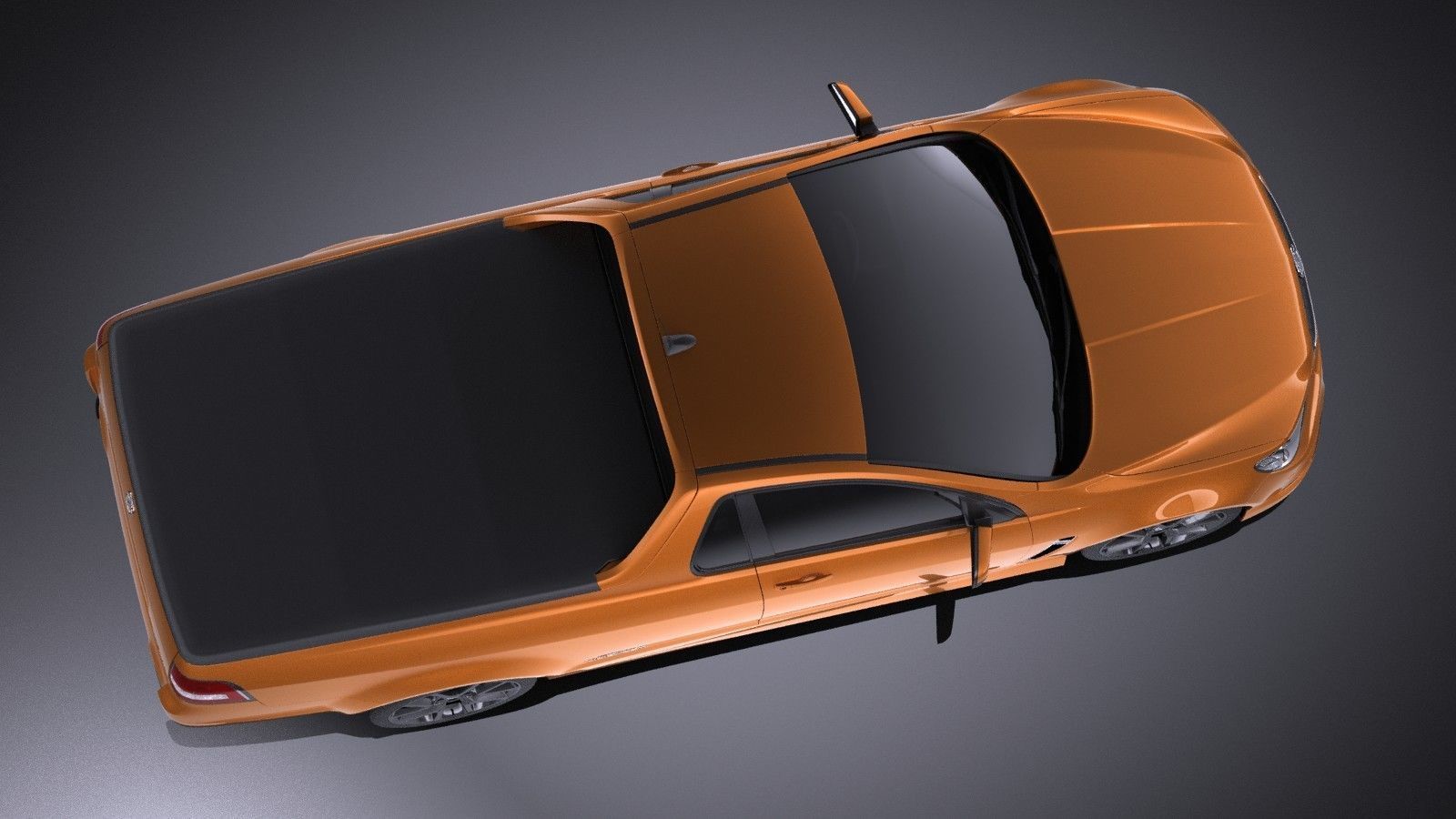 Holden VF Commodore UTE SSV 2016 VRAY 3D model_7