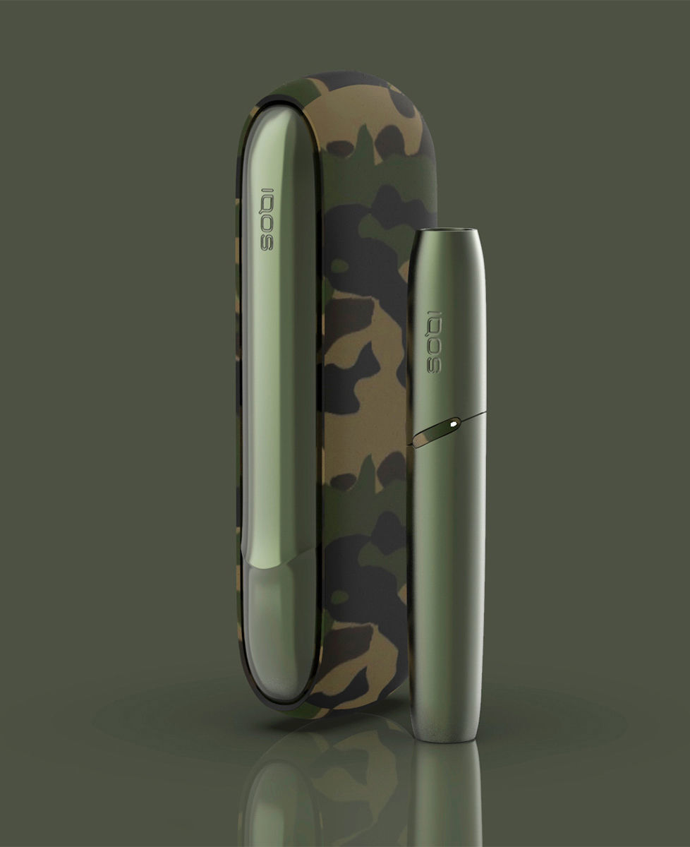 Iqos 3 3D model silver and gold device 3D model_3