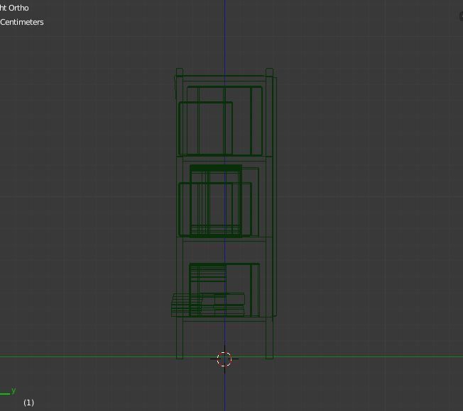 Shelf shelving box and boxes for storage warehouse environments Low-poly 3D model_11