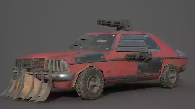 Post Apocalyptic Monster Mercedes 230