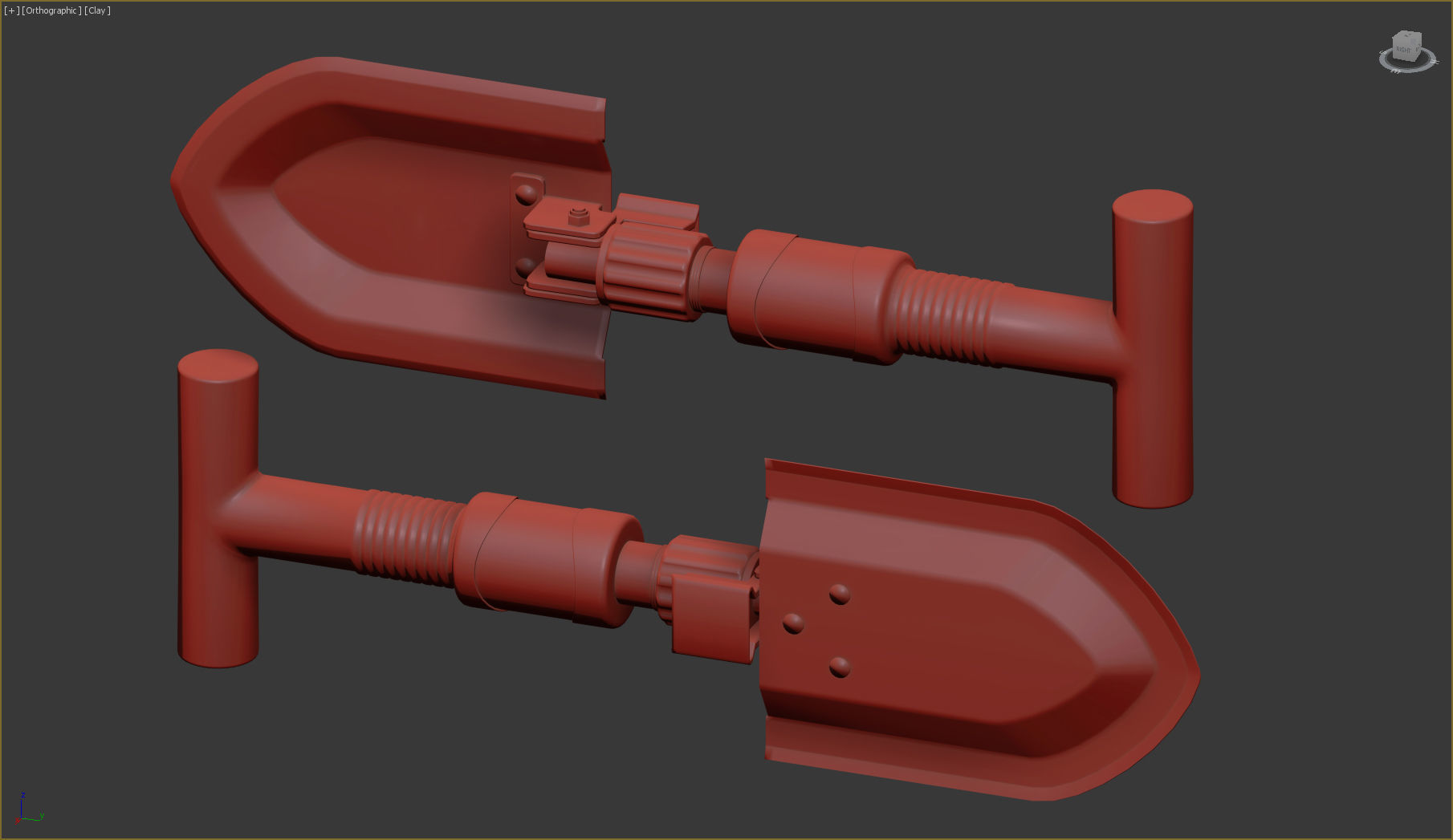 Sniper Set rifle case 3D model_20