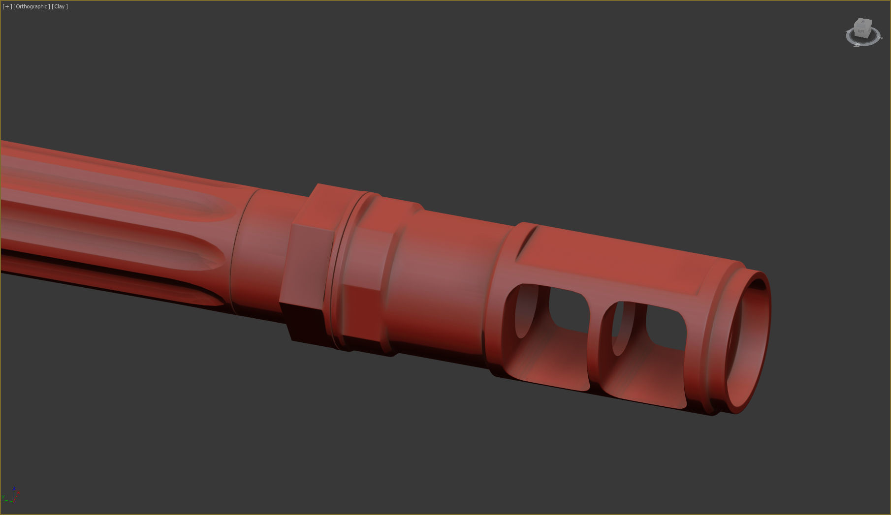 Sniper Set rifle case 3D model_10