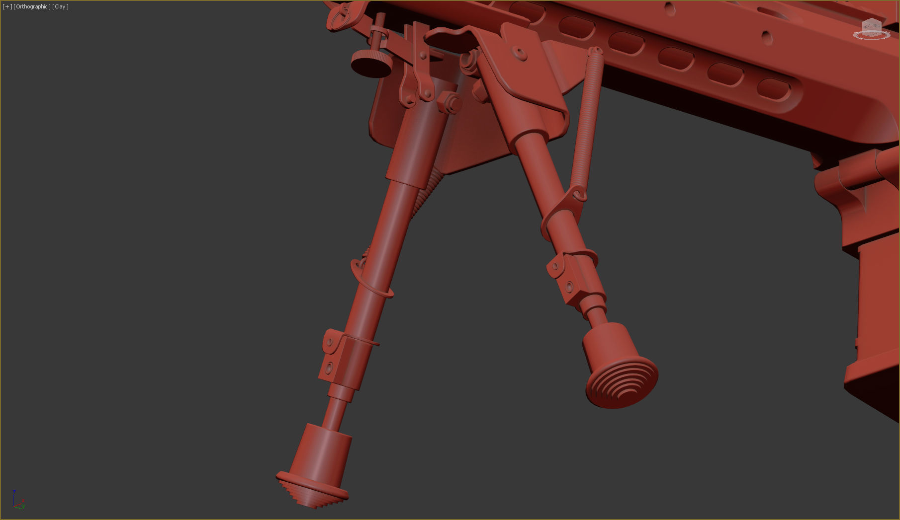 Sniper Set rifle case 3D model_8