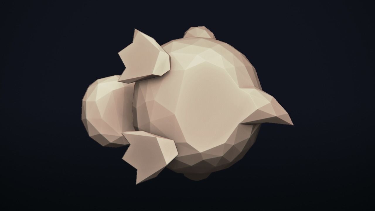 Psyduck - Stylized Pokemon LowPoly Art - 3D print model_6