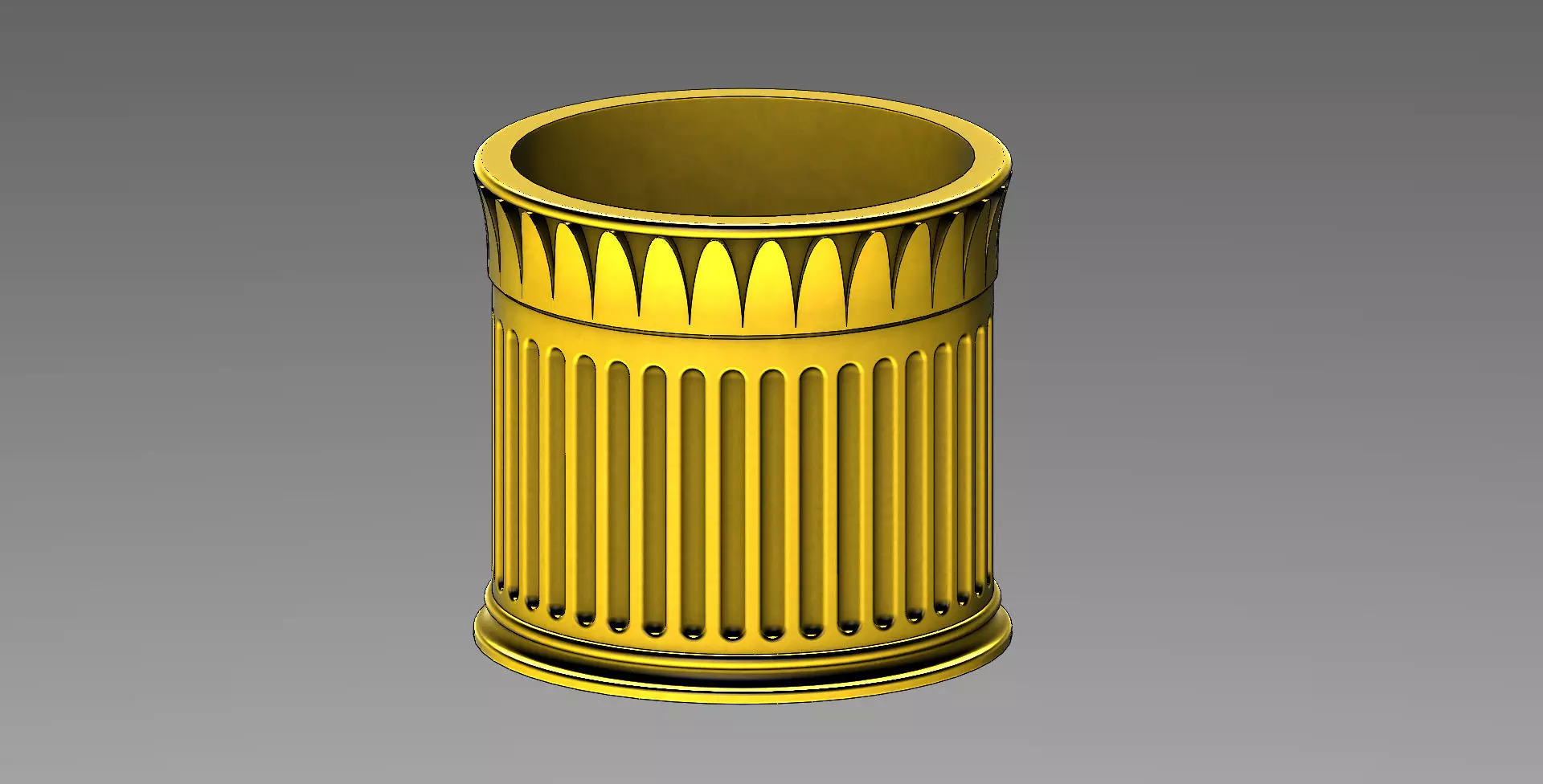 Collection of roman columns shaped rings 3D print model