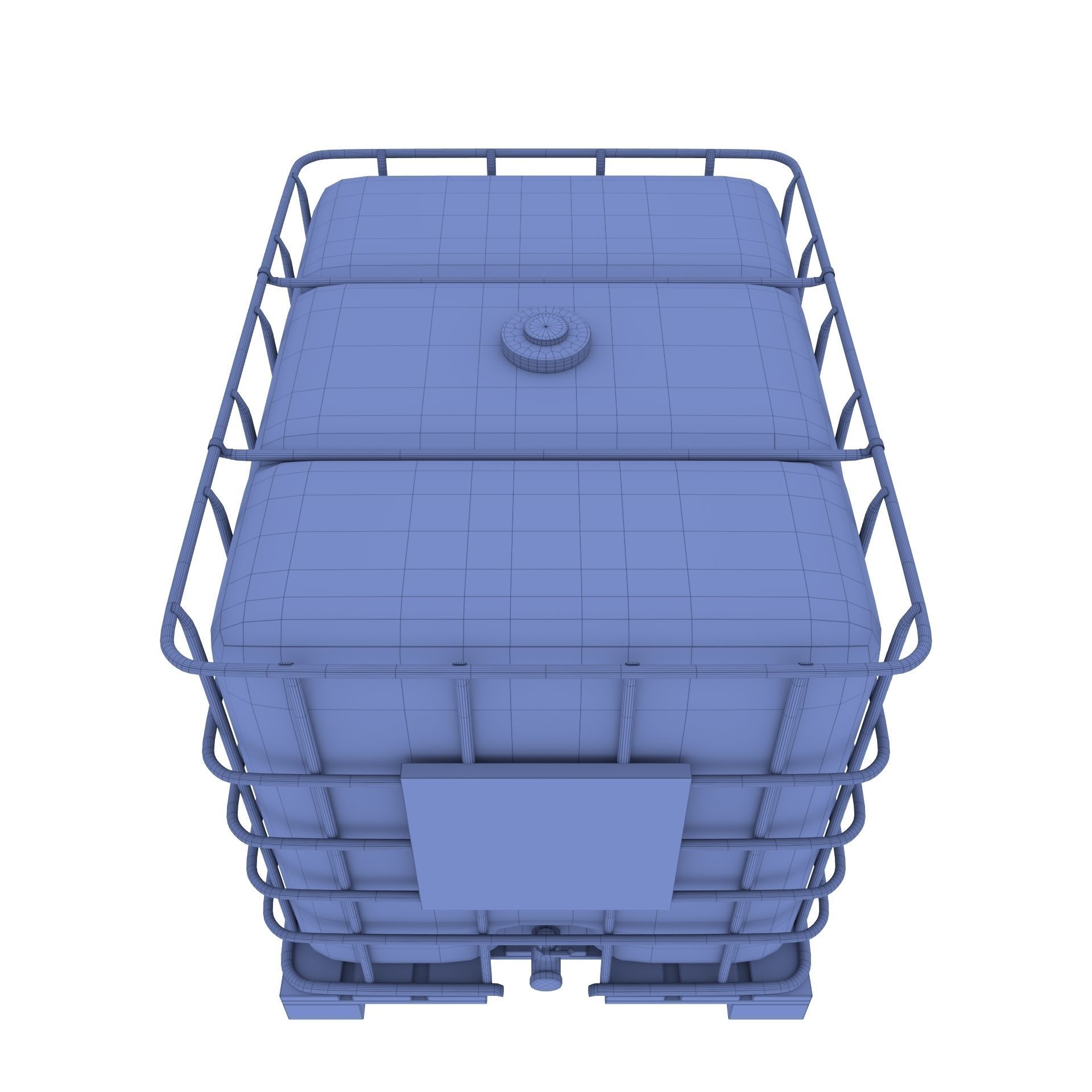 IBC Container 5 Low-poly 3D model_9