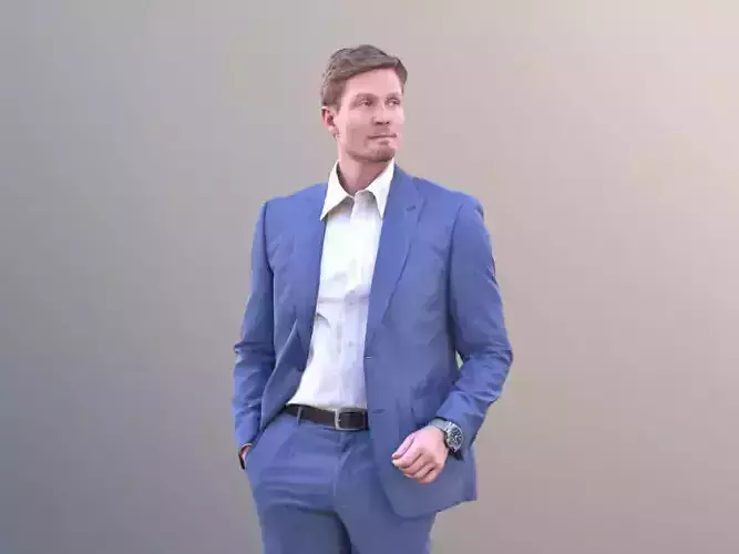 Andrew 10593 - Walking Business Man