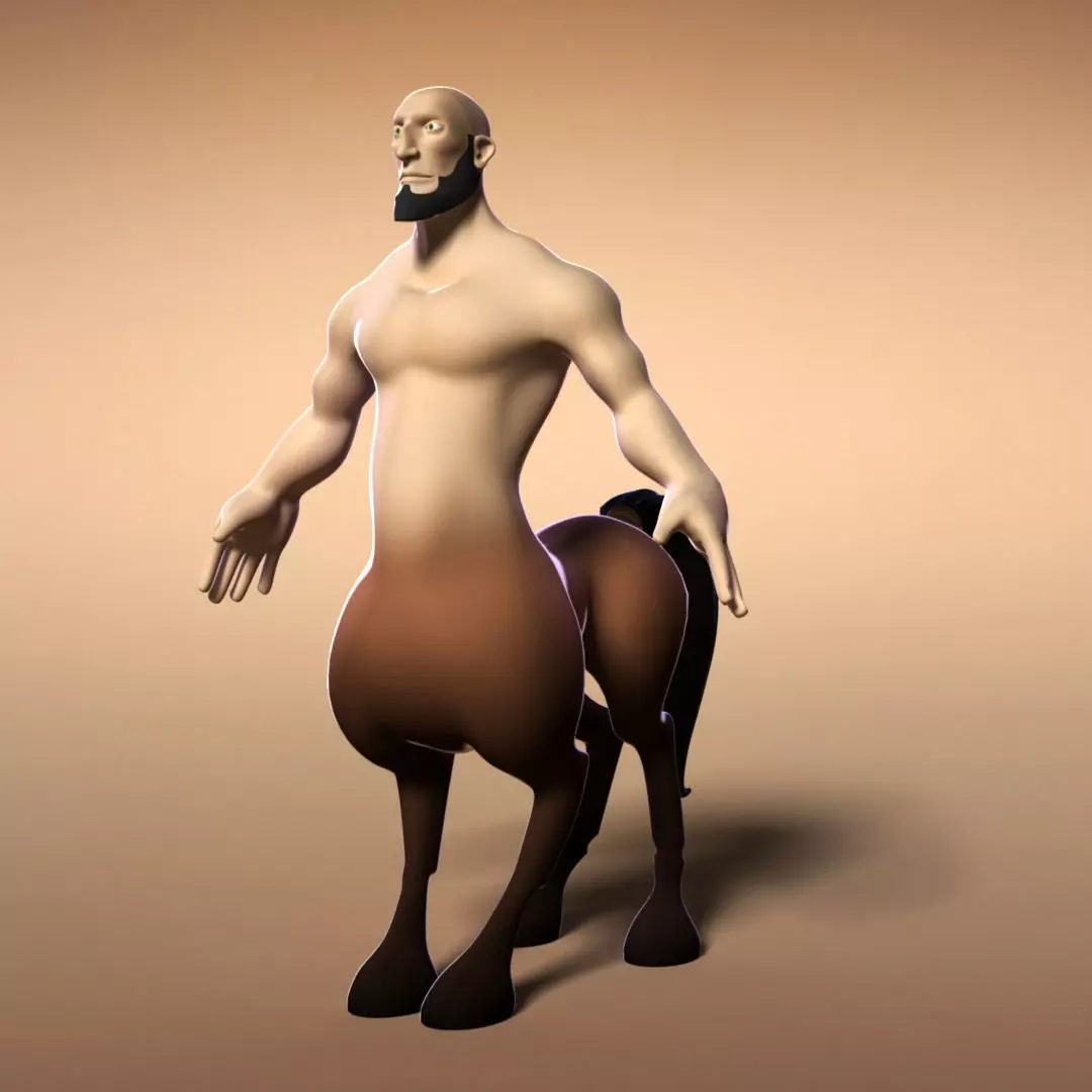 Base Mesh Centaur Free 3D model