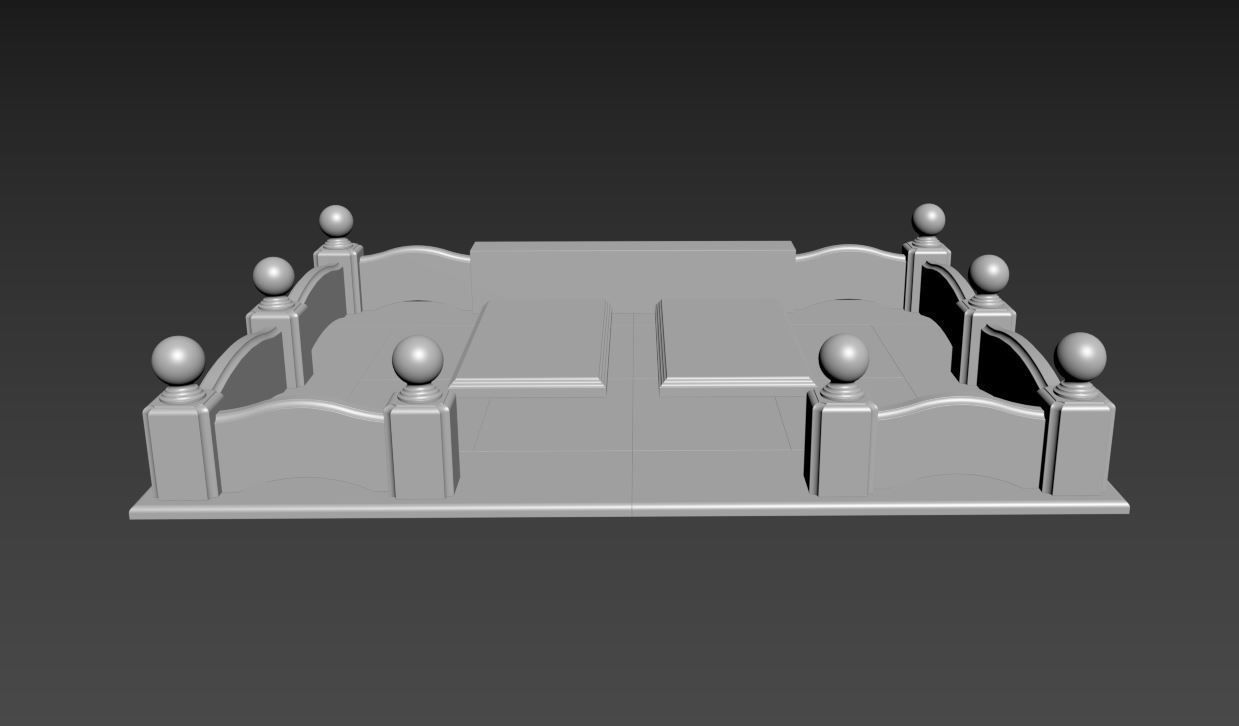 gravestone Free 3D model_13