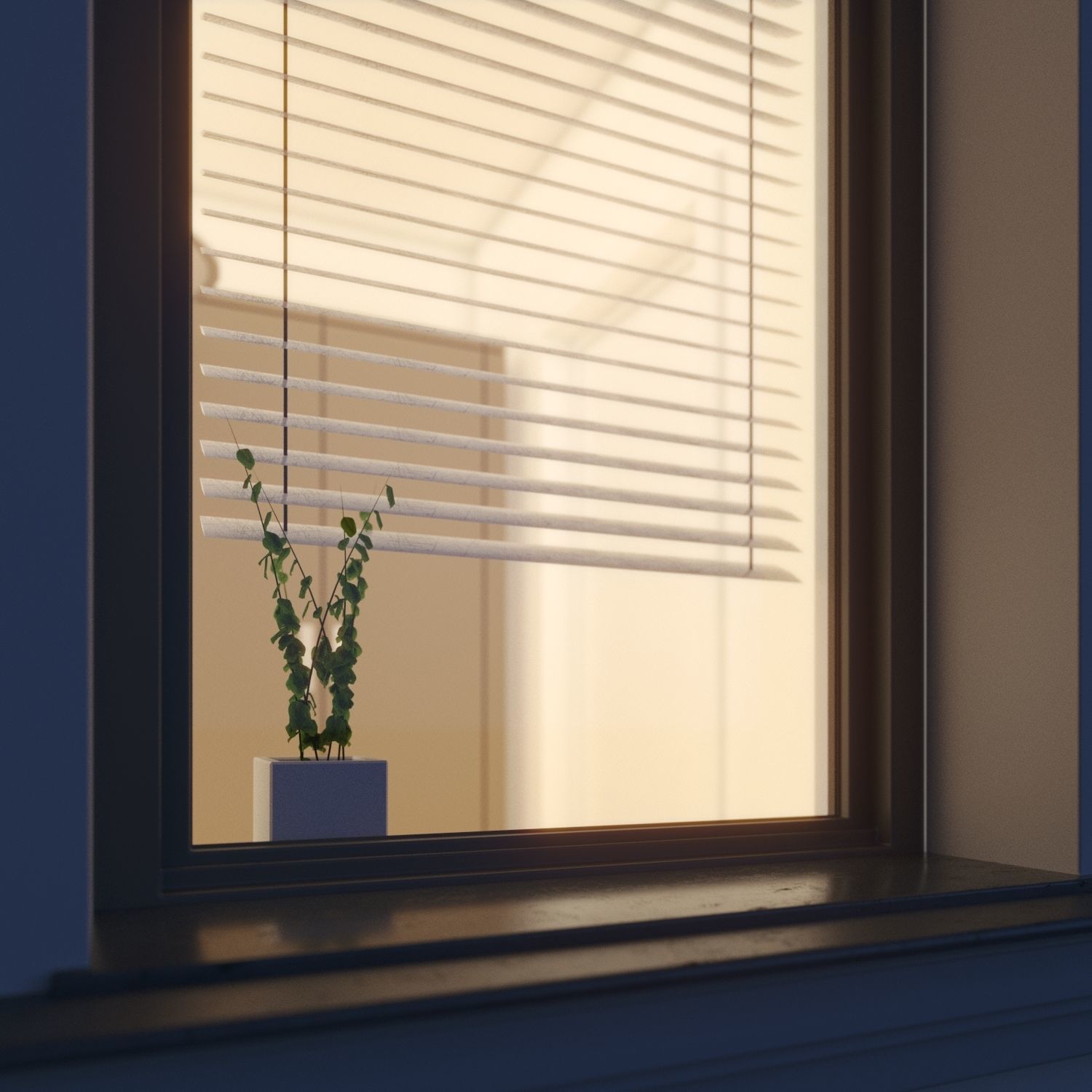 Residential City Building - Row - 04 - Takeaway Shop 3D model_12