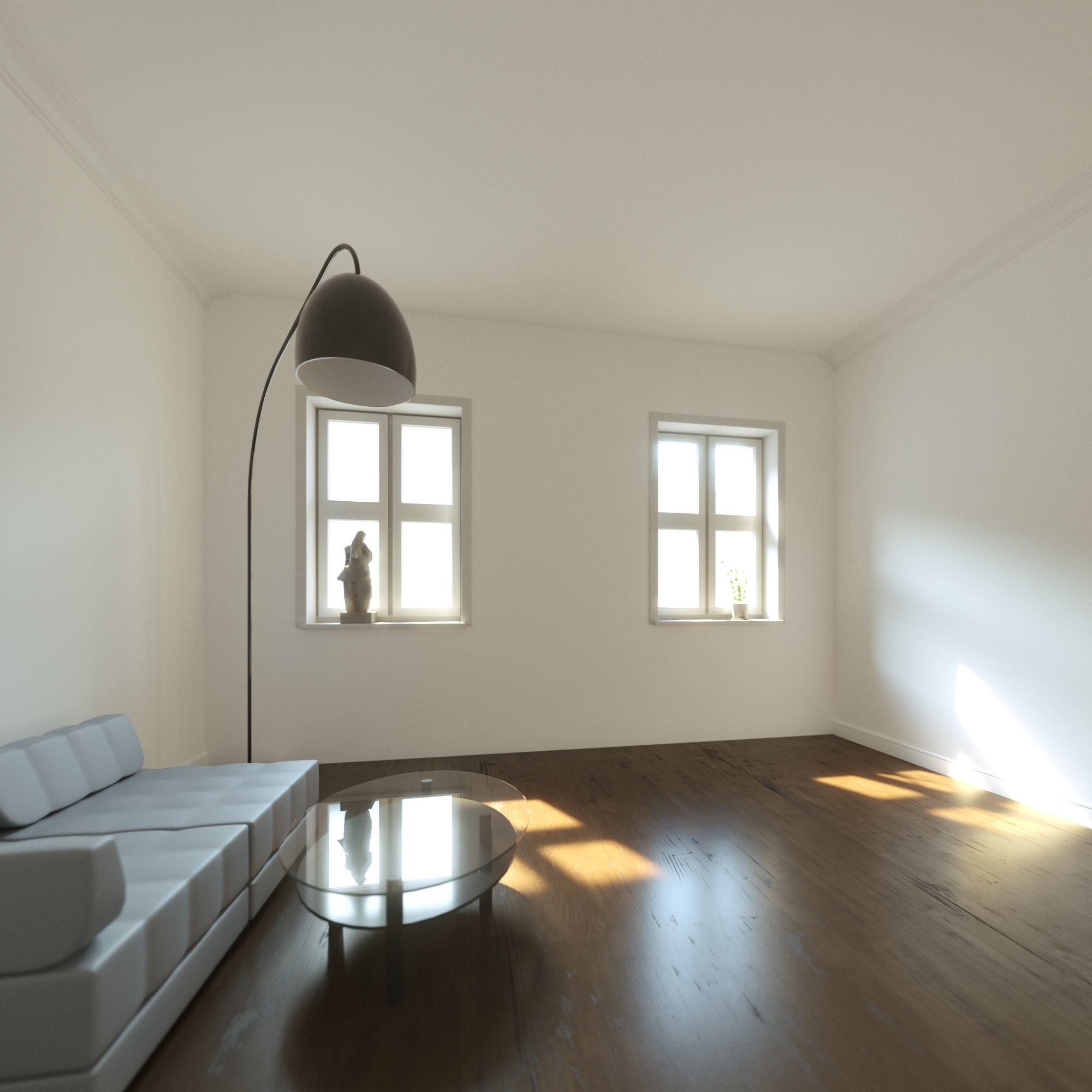 Residential City Building - Row - 03 - Clean Facade 3D model_8