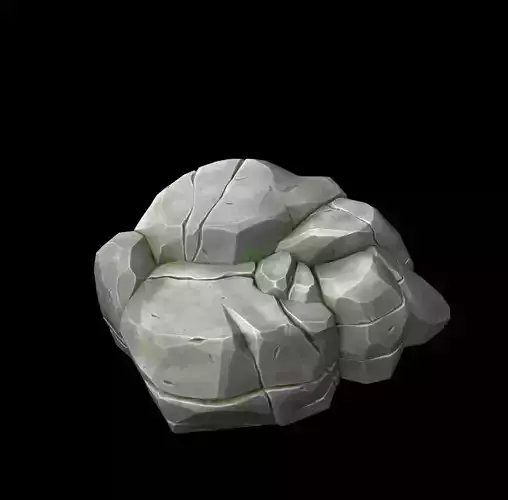 Stylized rock