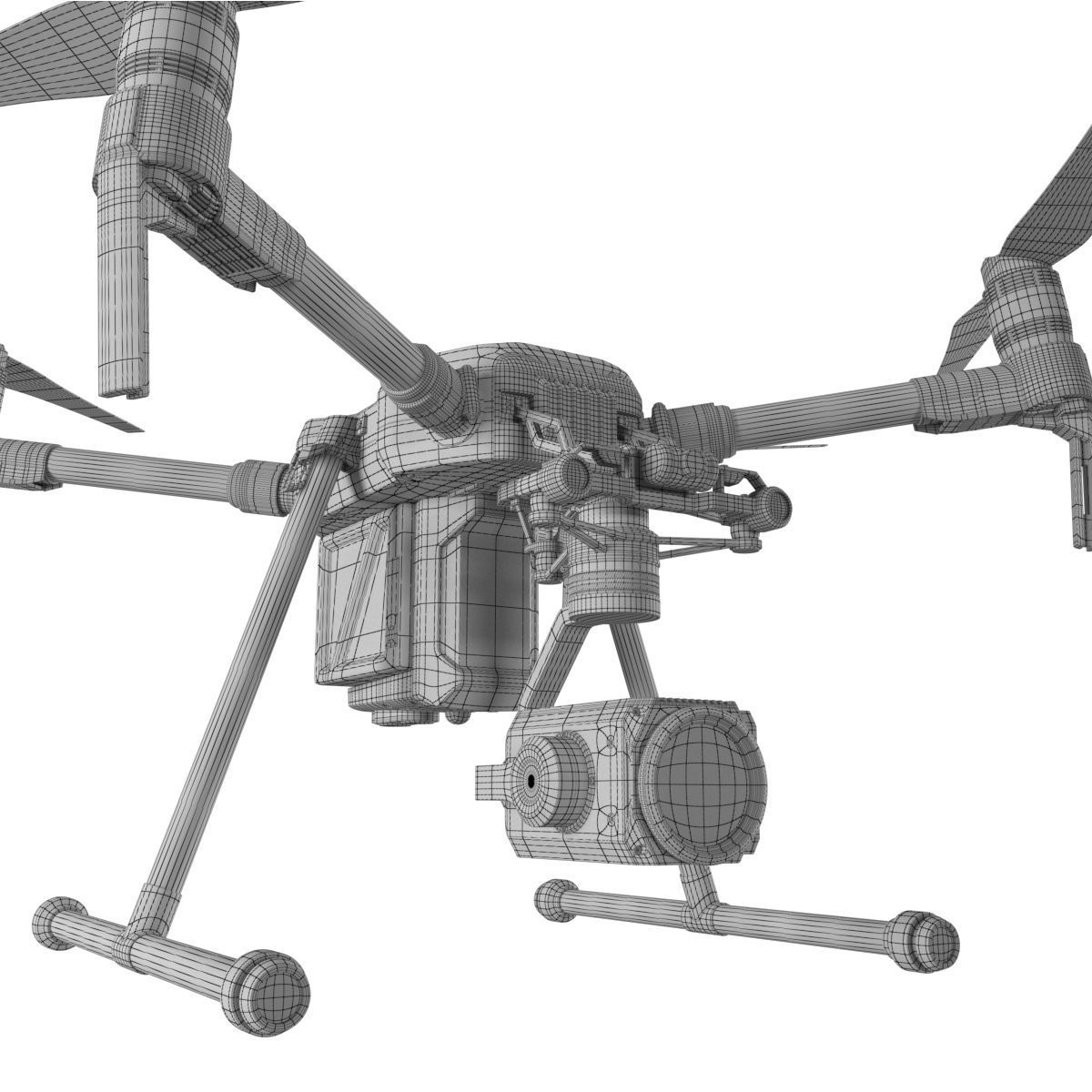 DJI Matrice 200 Series with Zenmuse Z30 3D model_25
