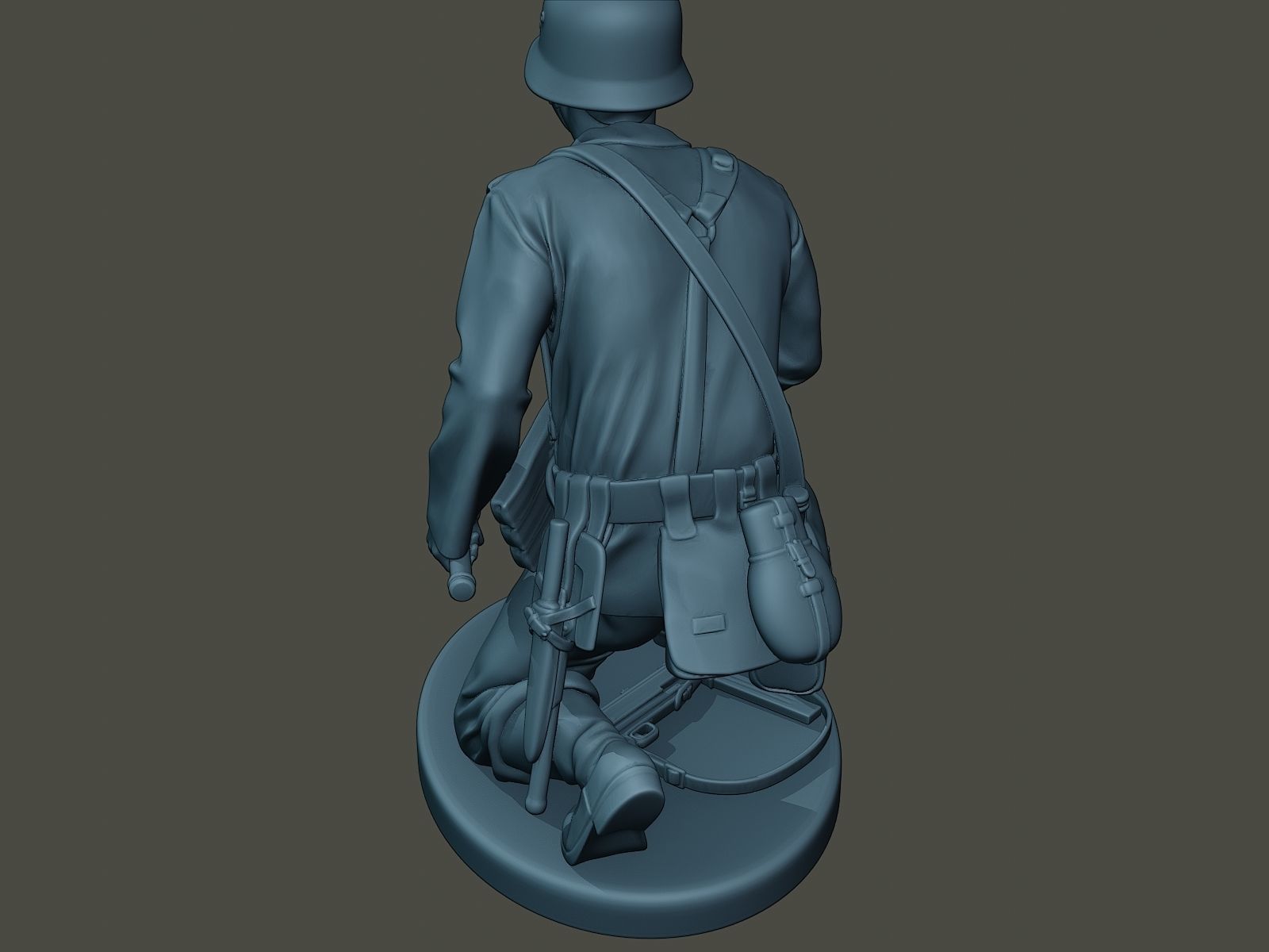 German soldier ww2 grenade G2 3D print model_20