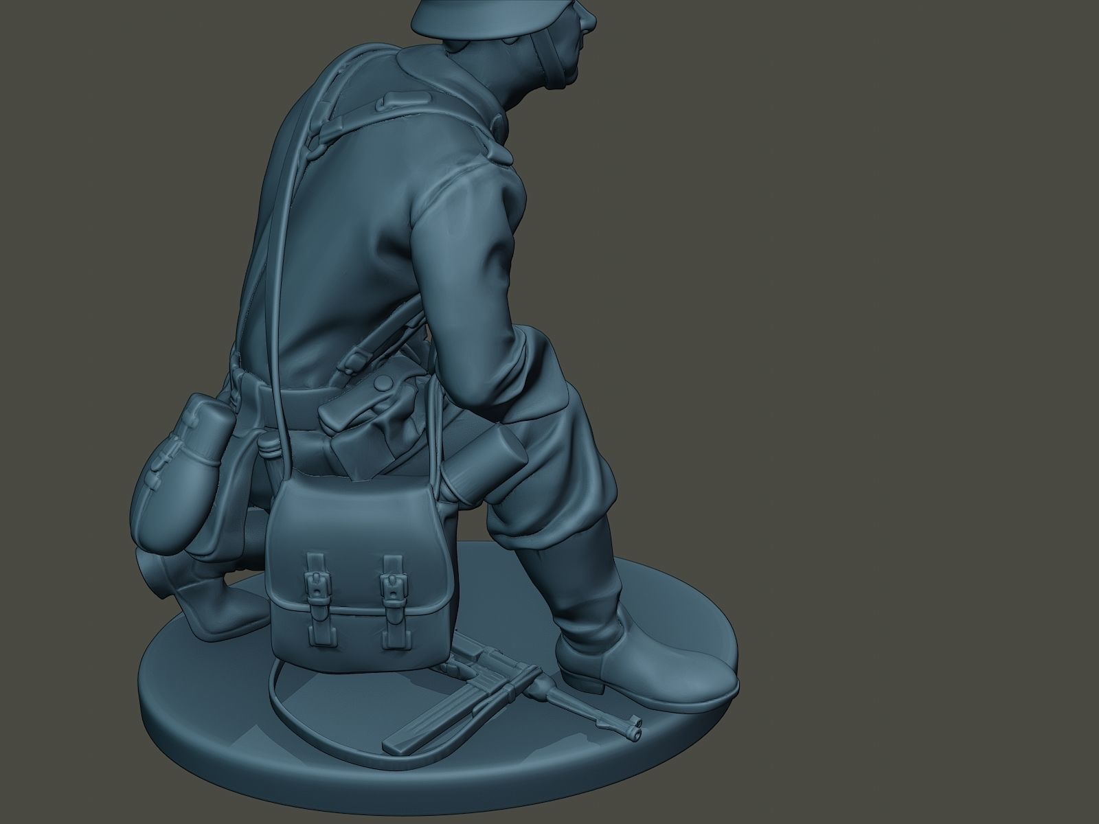 German soldier ww2 grenade G2 3D print model_19