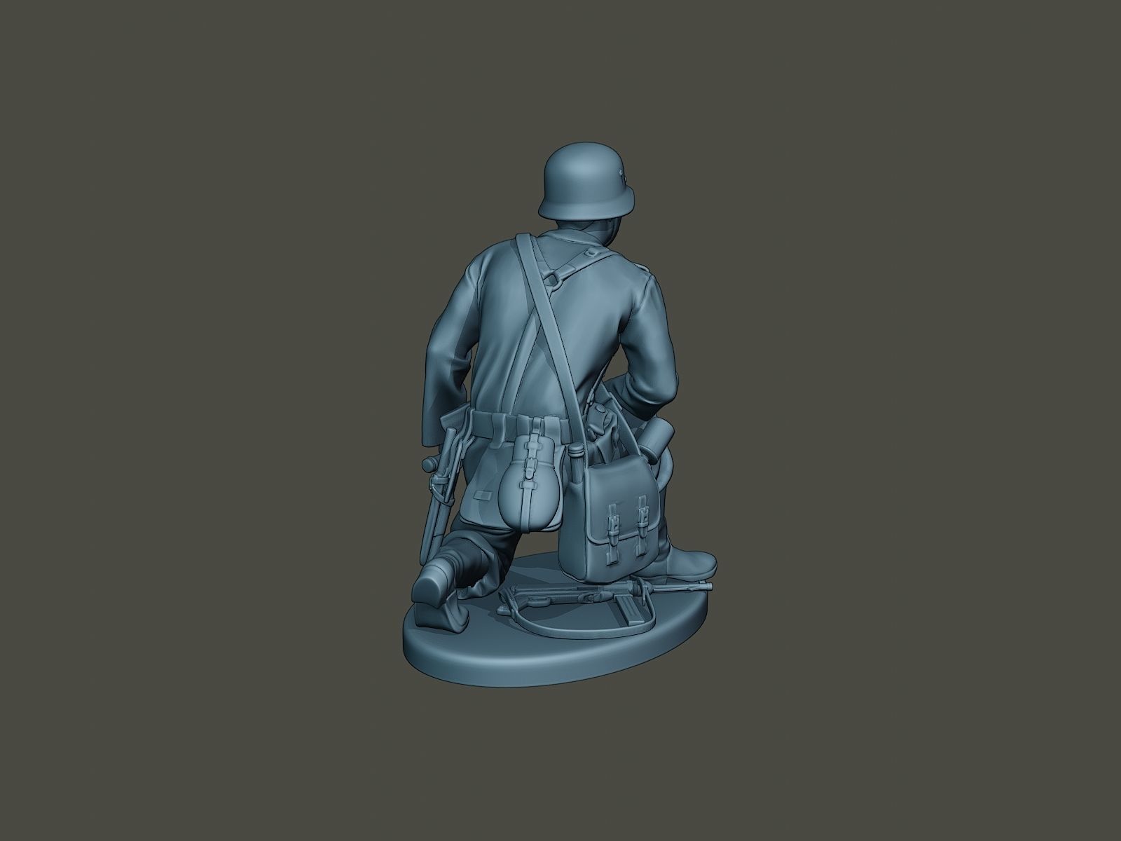 German soldier ww2 grenade G2 3D print model_6