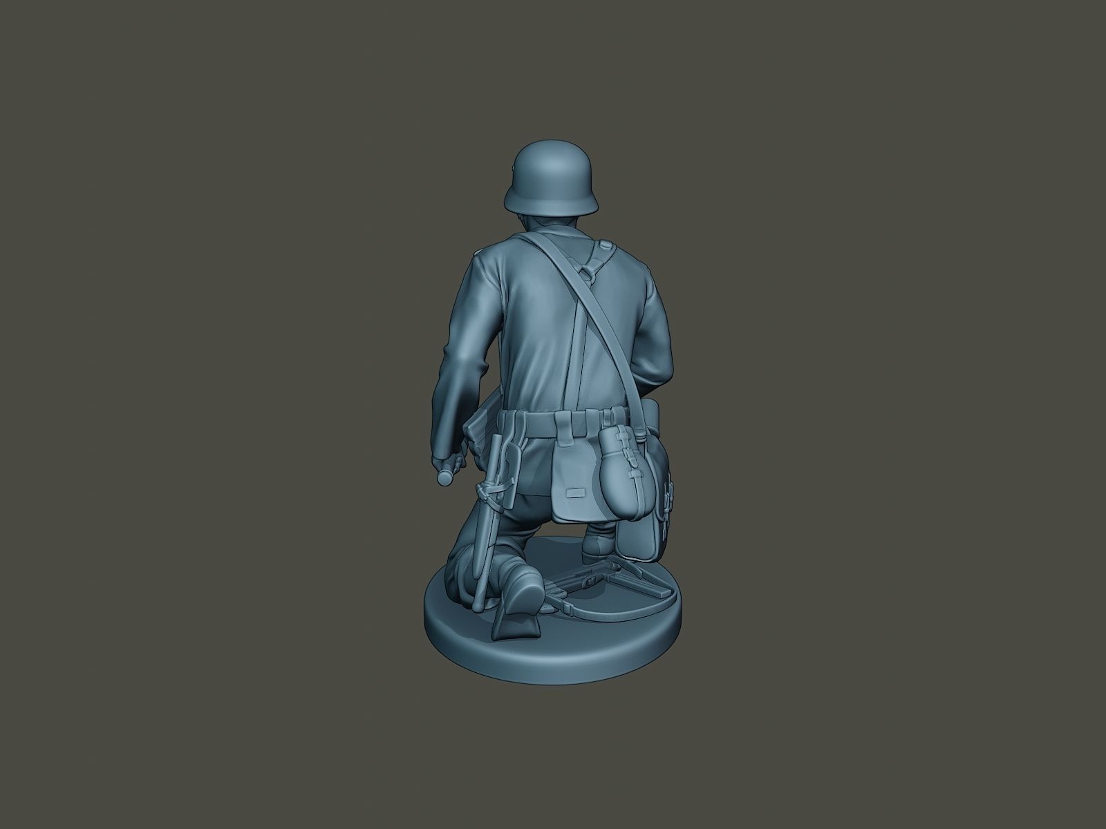 German soldier ww2 grenade G2 3D print model_5