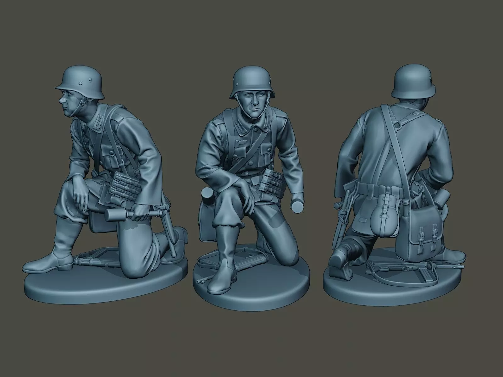 German soldier ww2 grenade G2 3D print model_0