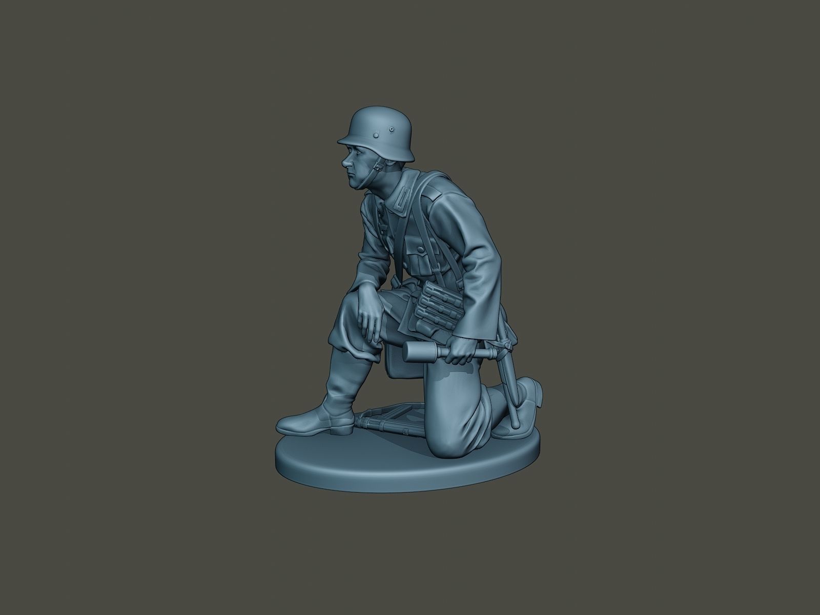 German soldier ww2 grenade G2 3D print model_2