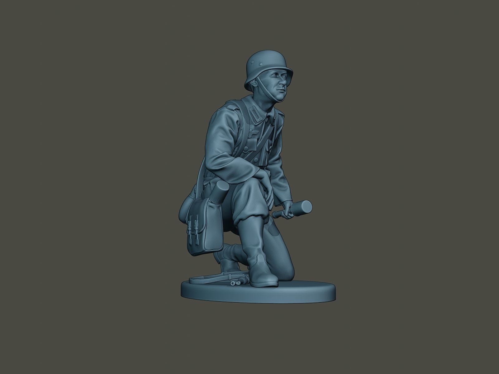 German soldier ww2 grenade G2 3D print model_12