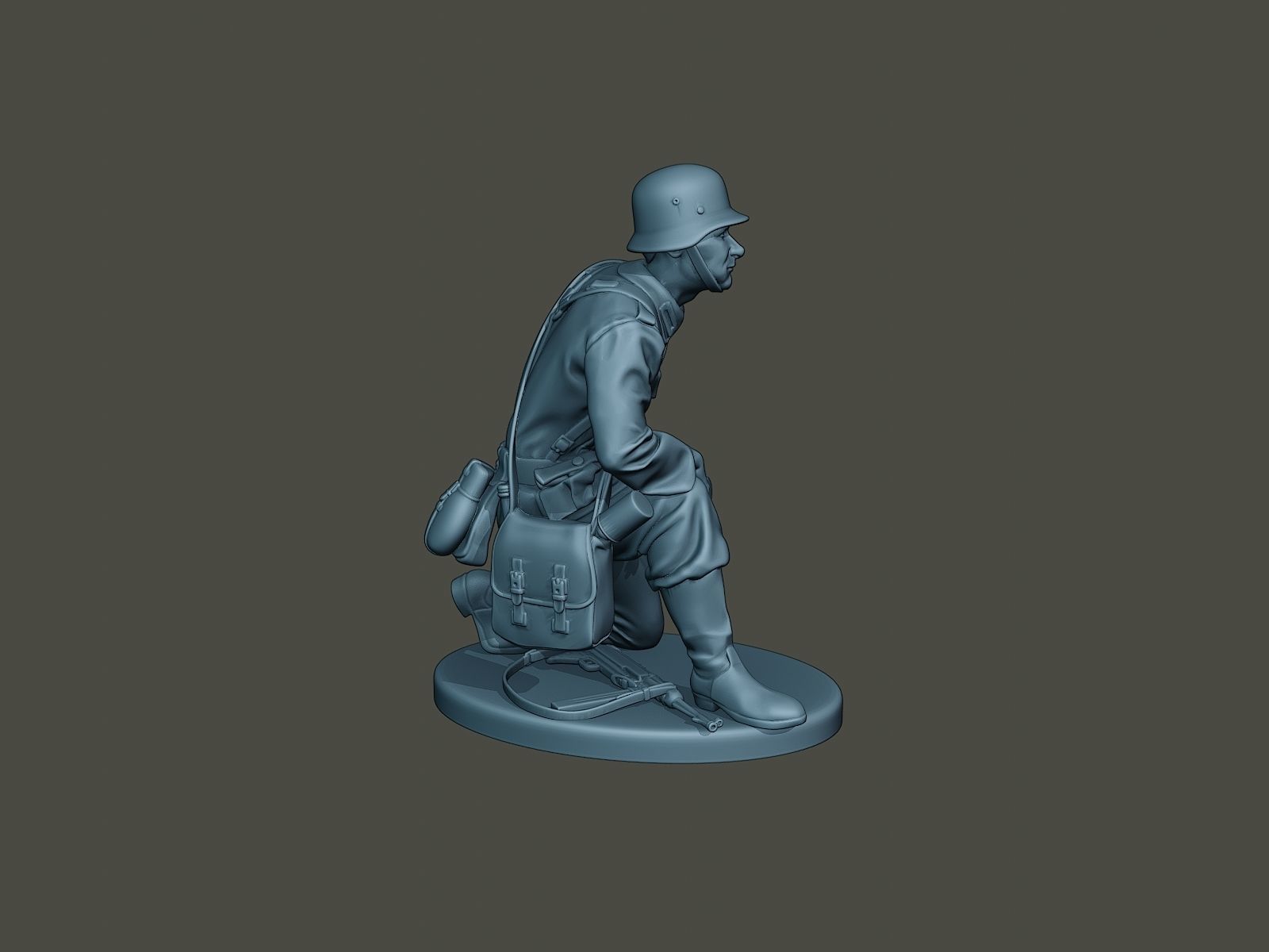 German soldier ww2 grenade G2 3D print model_8