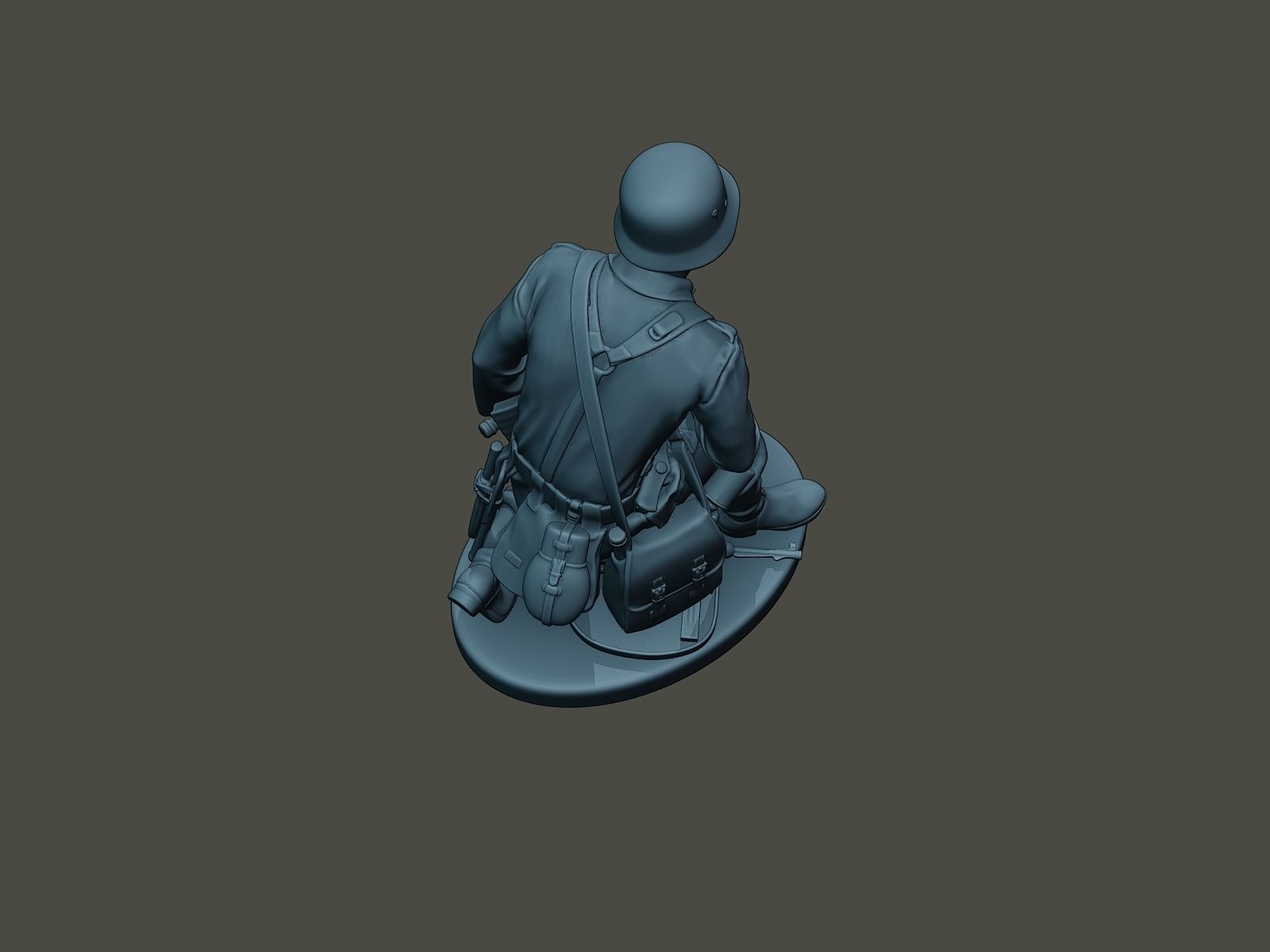 German soldier ww2 grenade G2 3D print model_21