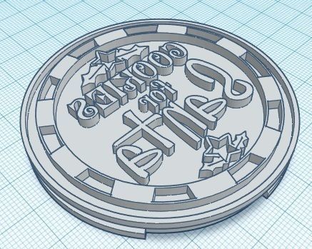 Christmas cookie Stamp set 3D print model_17