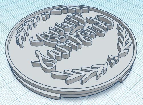 Christmas cookie Stamp set 3D print model_11