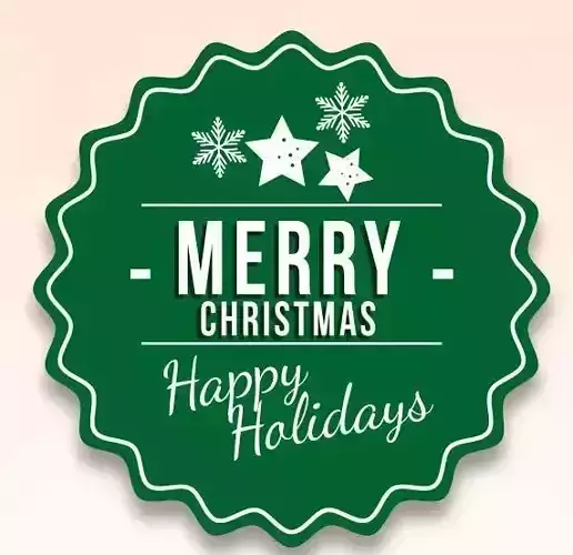 Christmas cookie Stamp set 3D print model