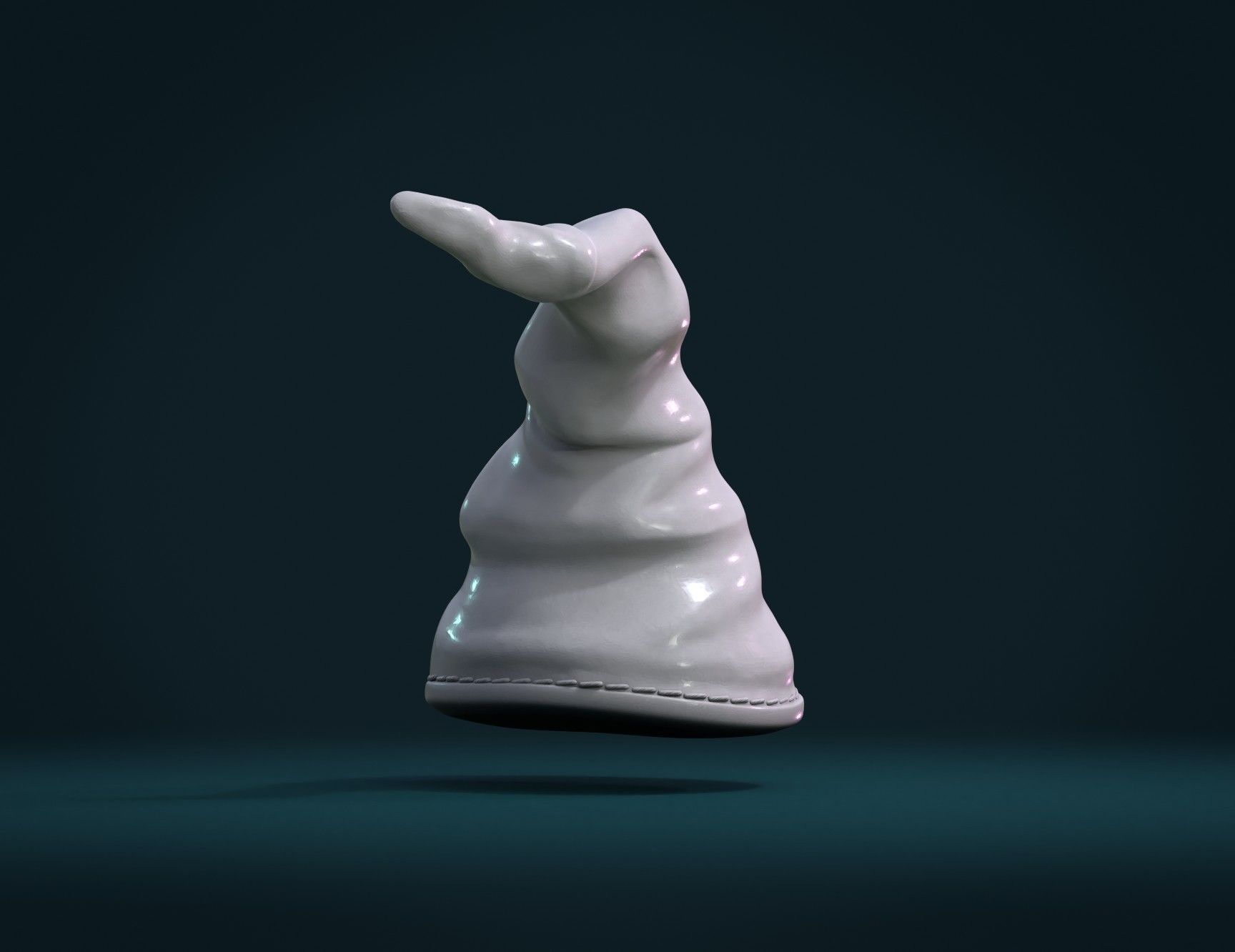 Gnome Cap II 3D print model_3