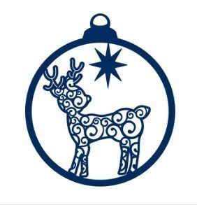 Deer Christmas ornament  3D print model_1
