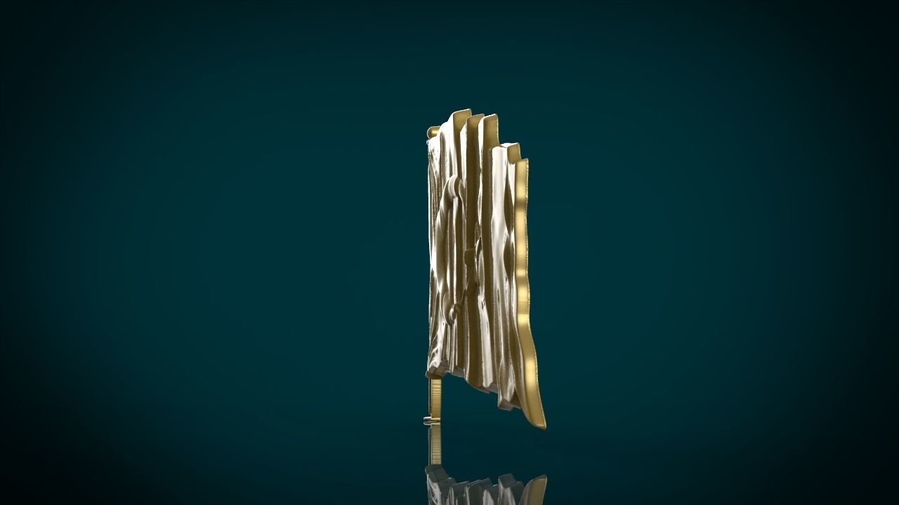 Turkish Flag 3D Model STL 3D print model_5