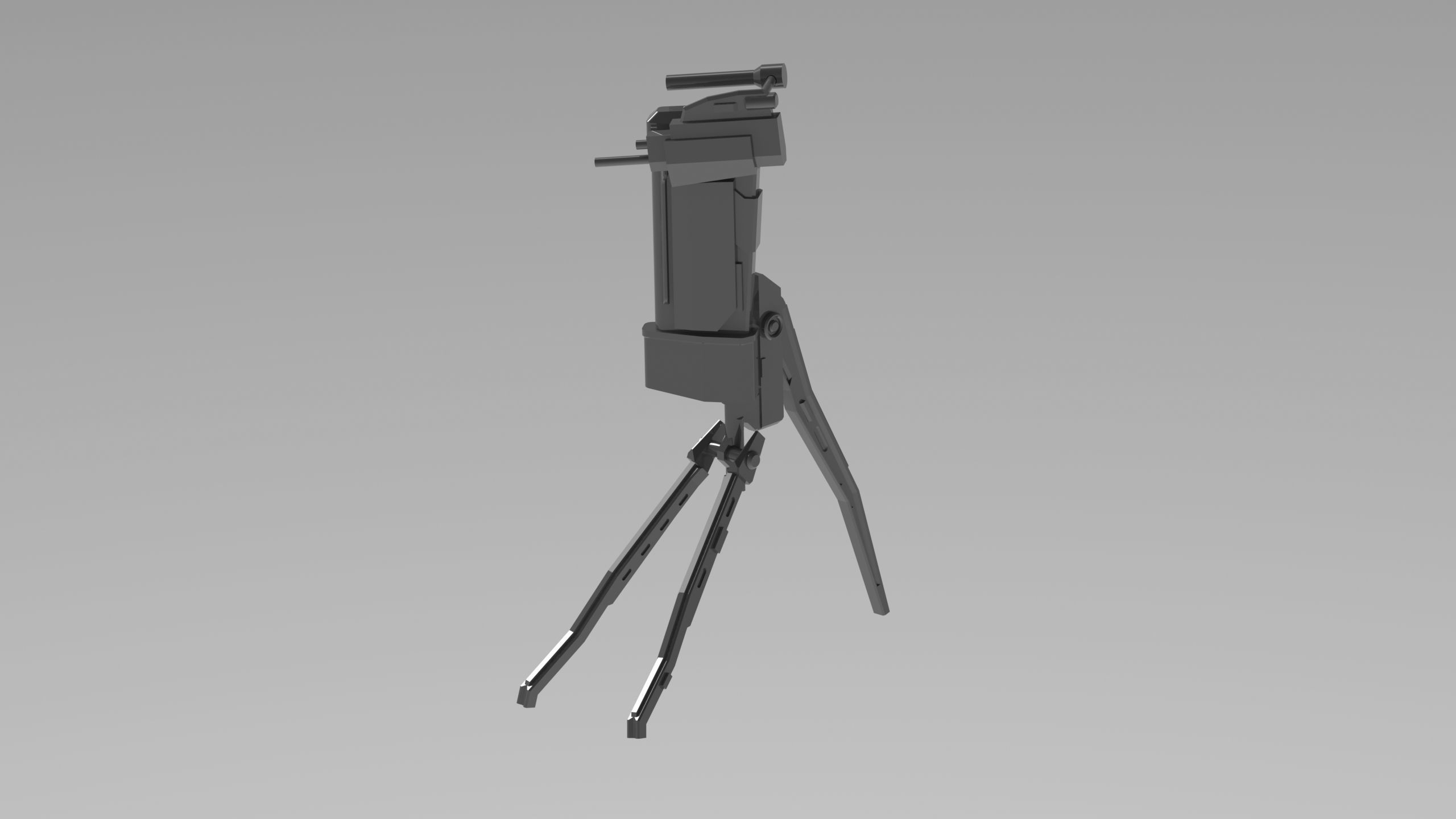 HALF LIFE 2 Combine turret 3D print model_3