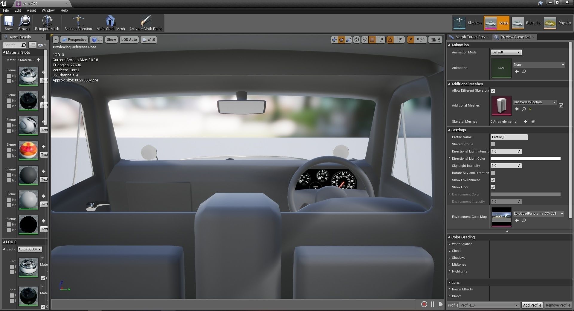 London Cab Austin Morris FX4 Taxi 3D model Low-poly 3D model_3